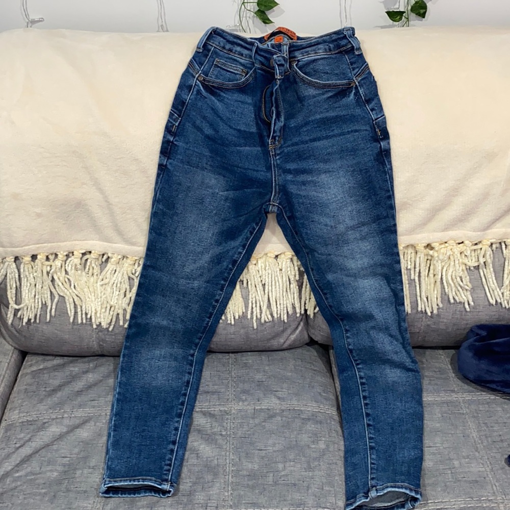 Blue skinny jeans size 7 in women